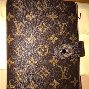 New w/Box 2018 Classic Monogram Canvas Agenda